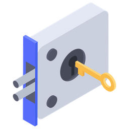 Electro Mechanical Lock  Icon