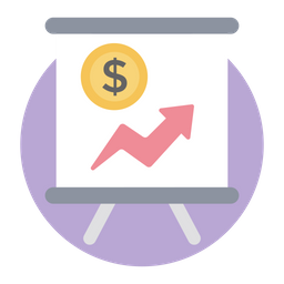 Apresentação de crescimento de negócios  Ícone