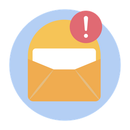 E-Mail-Fehlerbenachrichtigung  Symbol