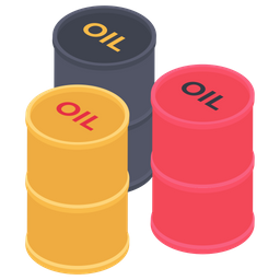 Barils de pétrole  Icône