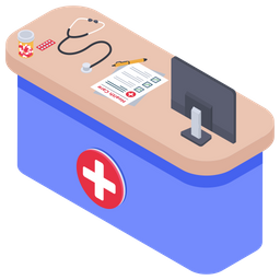 Doctor Desk Equipment  Icon