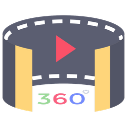 360 Degree Video  Icon