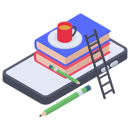 E Library  Icon