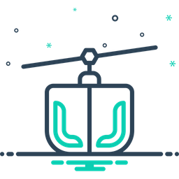 Seilbahn  Symbol