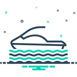 제트 스키  아이콘