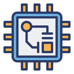 Procesador de inteligencia artificial  Icono