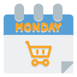 Cyber Monday Date  Icon