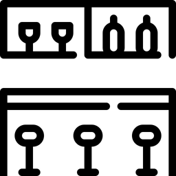 Getränkebar  Symbol