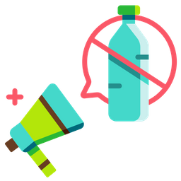 Ban plastic  Icon