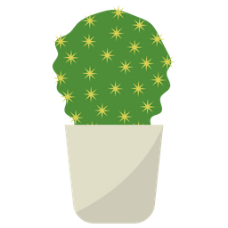 Ball Cactus Plant  Icon