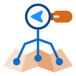 Pesquisa de mapa  Ícone