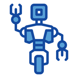 One Wheel Robot  Icon