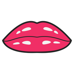 Female Lips Patch  Icon