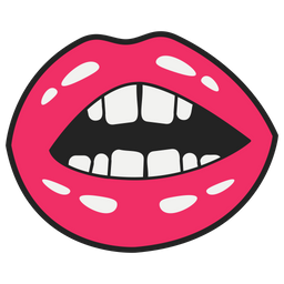 Girl Open Mouth  Icon