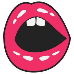 Girl Open Mouth  Icon