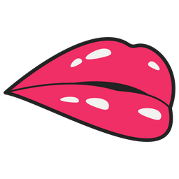 Female Lips Patch  Icon