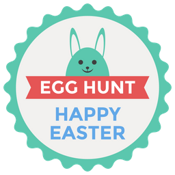 Easter Emblem Design  Icon