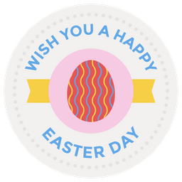 Easter Day Badge  Icon