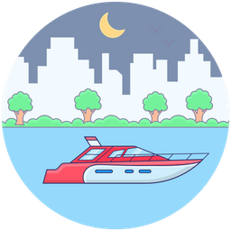 Automatic Motor Boat  Icon