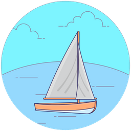 Beach Boat  Icon