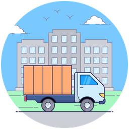 Cargo Delivery Truck  Icon