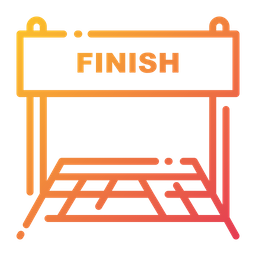 Finish Line  Icon