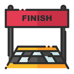 Finish Line  Icon