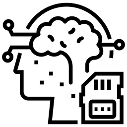 Gehirnverarbeitung  Symbol