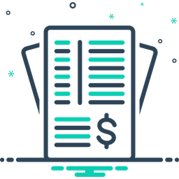 Invoice Paper  Icon