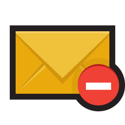 E-Mail-Block  Symbol