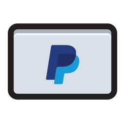 Kreditkarte Paypal  Symbol