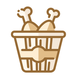 Chicken Bucket  Icon