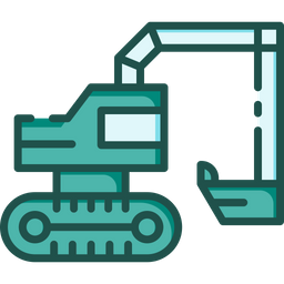 굴착기  아이콘