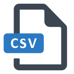 Fichier CSV  Icône