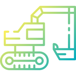 굴착기  아이콘