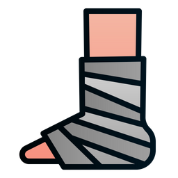 Fracture leg  Icon