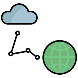 Cloud Network  Icon