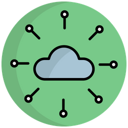 Cloud Network  Icon