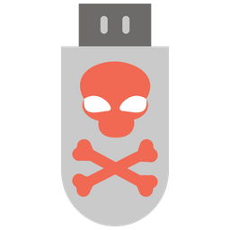 Danger Pendrive  Icon