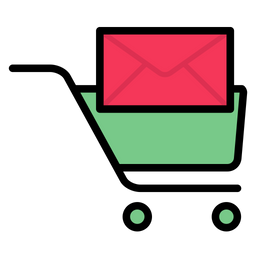 Email Notification Shopping Message Cart Icon