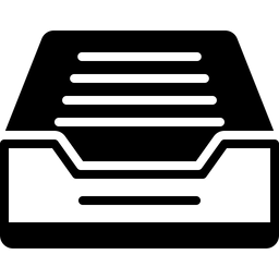 Briefkastenablage  Symbol