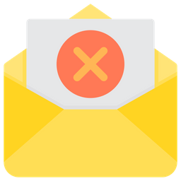 Cancel Mail  Icon