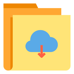 Cloud Folder  Icon