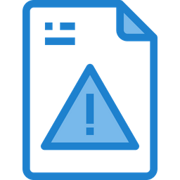 Data Warning  Icon