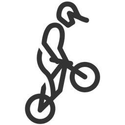 BMX-Radfahren  Symbol