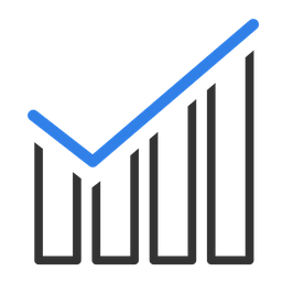 Gráfico de barras  Icono