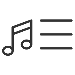 Music List  Icon