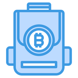 Bit Coin Bag  Icon