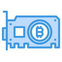 Bitcoin Graphic Card  Icon