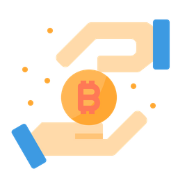 Bitcoin-Einkommen  Symbol